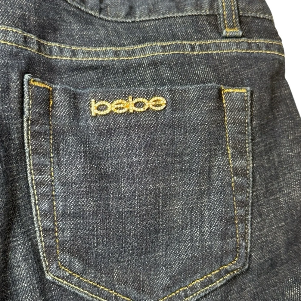 Vintage Y2K Bebe Carmen Rivet Jeans Boot Cut Size 30 - Picture 3 of 8